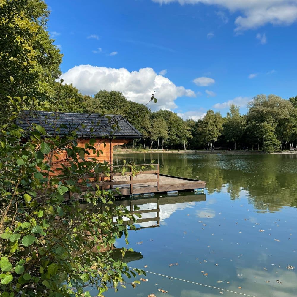 A tidy beginner-friendly carp lake with level, accessible swims